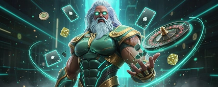 Jeetcity modern hero slot character illustration